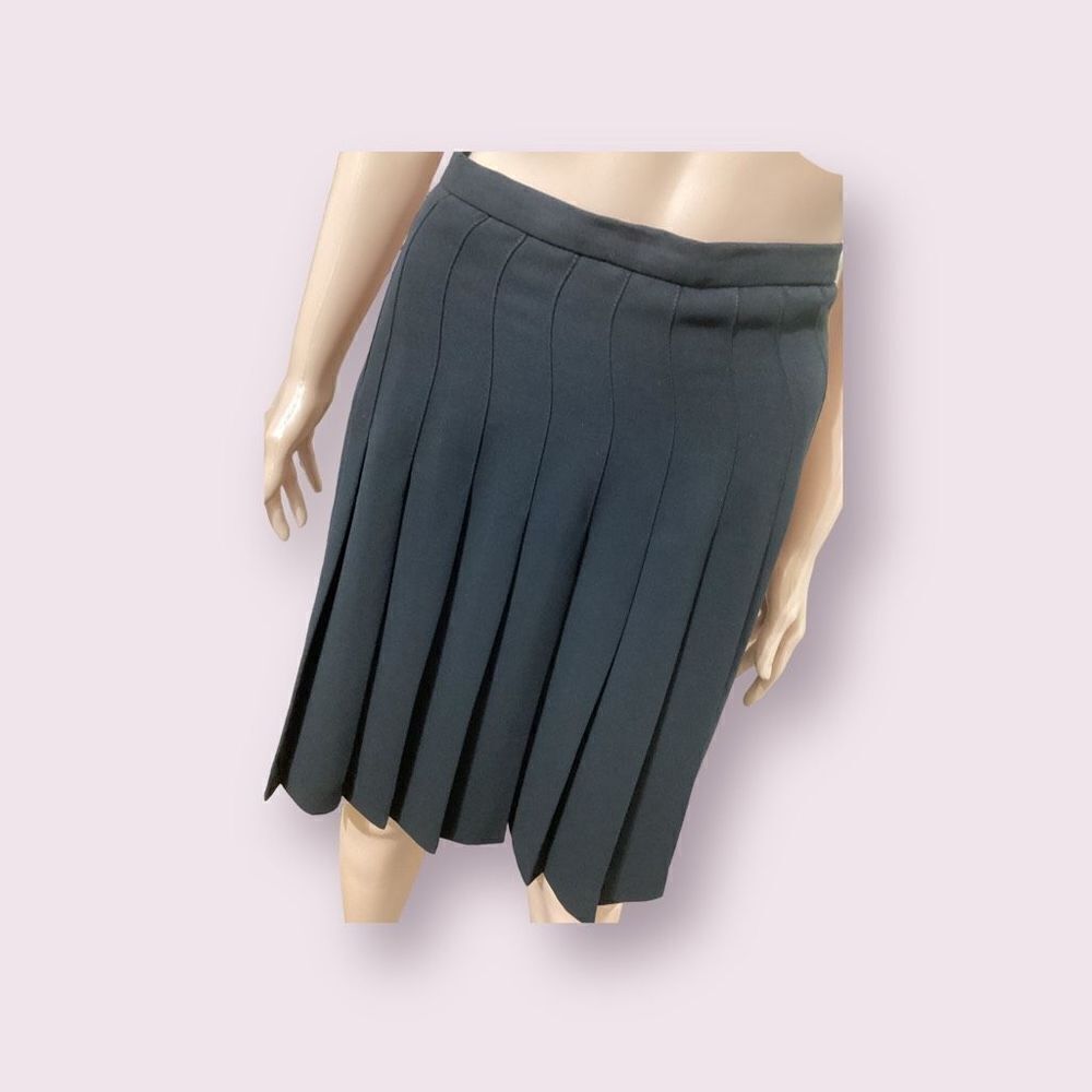 Vintage Black Pleated Skirt 4